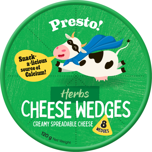Cheese Wedges Herbs 120g